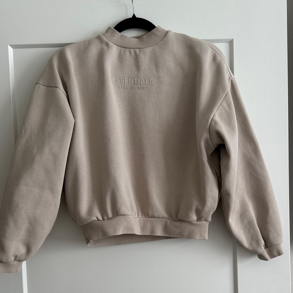 Essentials Kids Beige Sweatshirt